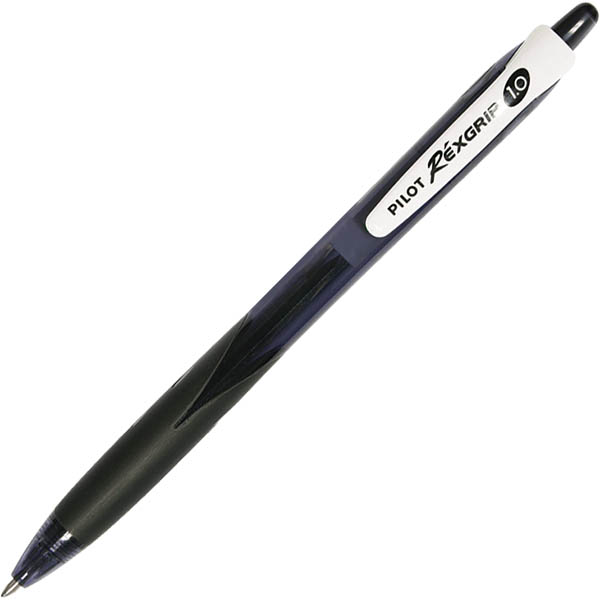 Image for PILOT BEGREEN REXGRIP RETRACTABLE BALLPOINT PEN 1.0MM BLACK from BusinessWorld Computer & Stationery Warehouse