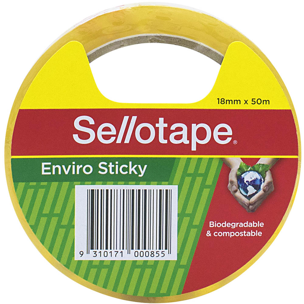 Image for SELLOTAPE ENVIRO TAPE 18MM X 50M CLEAR from That Office Place PICTON