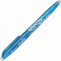 pilot frixion erasable gel ink pen 0.5mm light blue