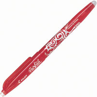 pilot frixion erasable gel ink pen 0.5mm red