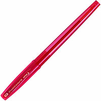 pilot super grip g stick capped ballpoint pen medium 1.0mm red box 12