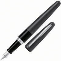 pilot mr1 fountain pen black barrel medium nib black