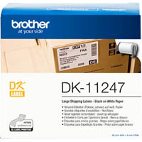 brother dk-11247 label roll 103 x 164mm white roll 180