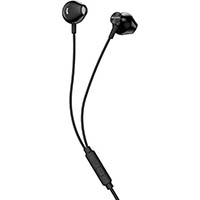 philips in-ear earbuds wired with microphone black