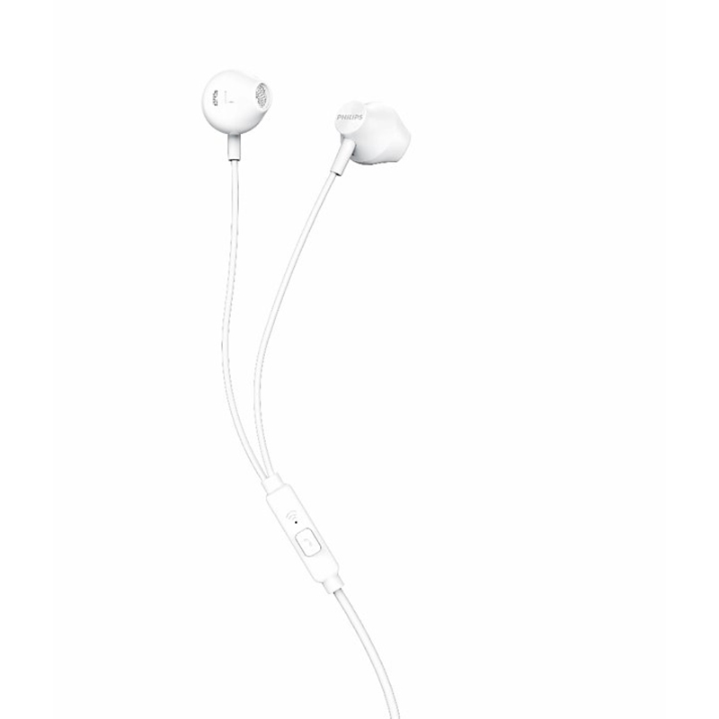 Image for PHILIPS IN-EAR EARBUDS WIRED WITH MICROPHONE WHITE from Mitronics Corporation