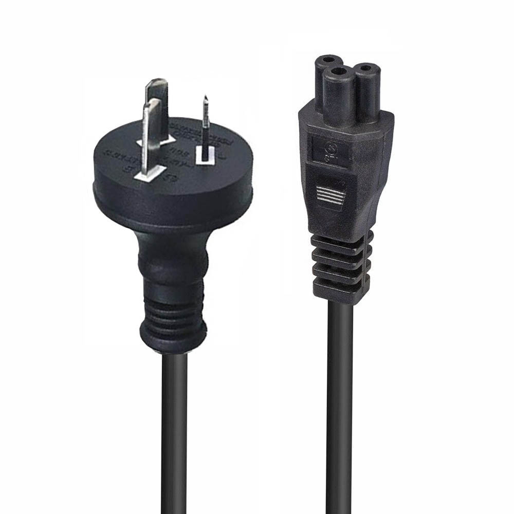 Image for LINDY 30953 POWER CABLE 3 PIN PLUG TO IEC--C5 SOCKET 5M BLACK from That Office Place PICTON
