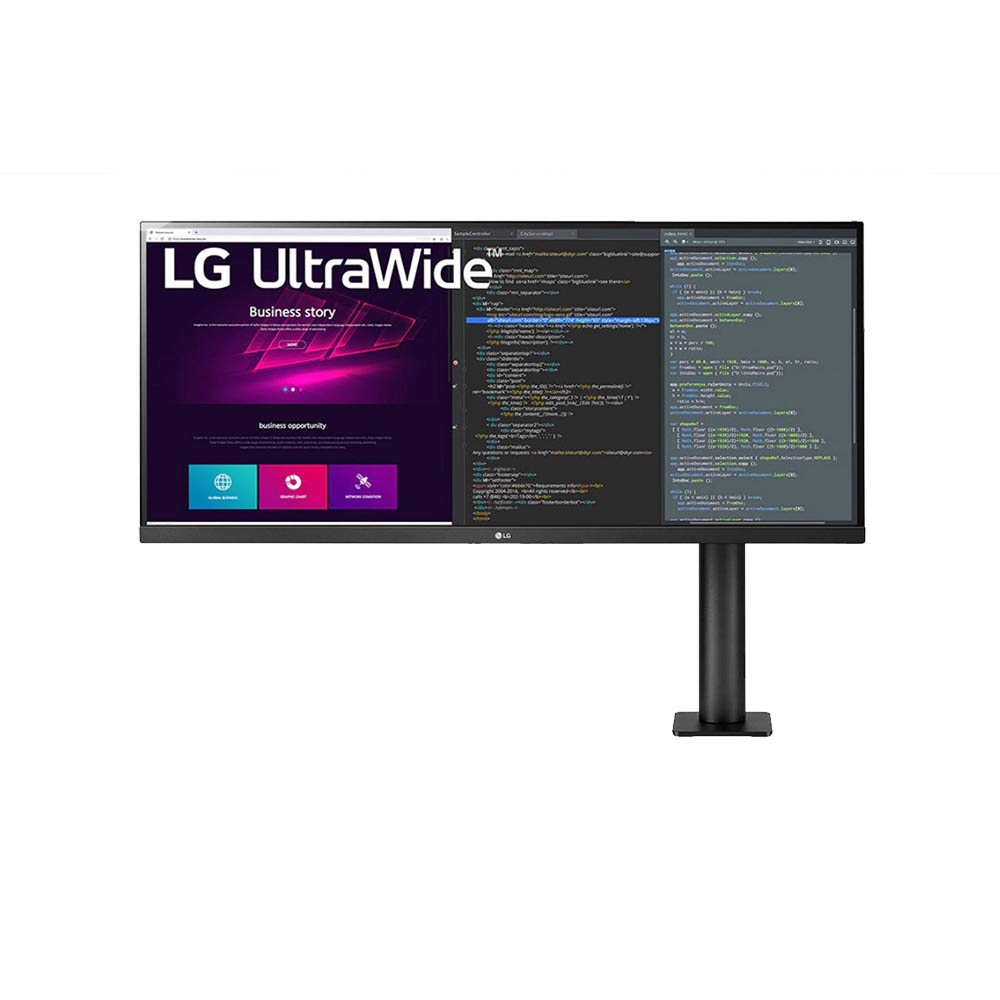Image for LG QHD ERGO MONITOR 34 INCHES BLACK from Mitronics Corporation