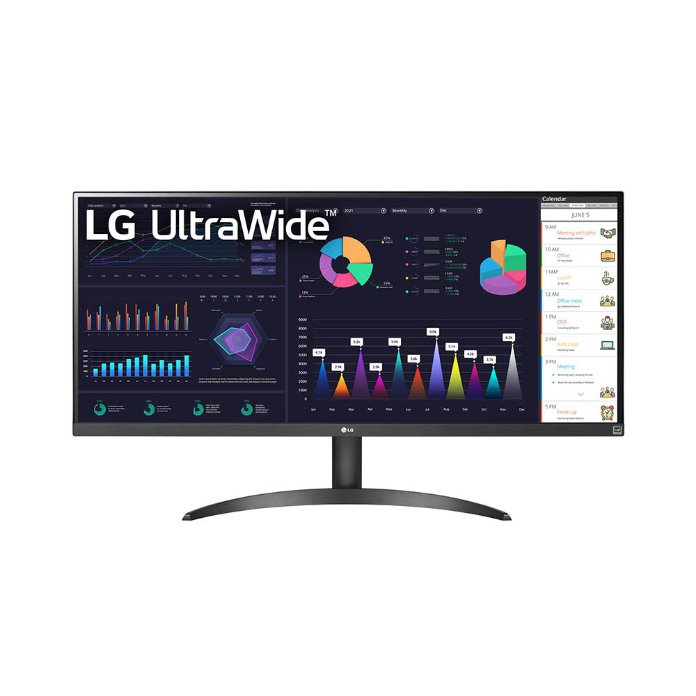 Image for LG 34WQ500 FHD MONITOR 34 INCHES BLACK from BusinessWorld Computer & Stationery Warehouse