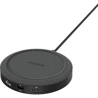 mophie wireless charging hub 10w black