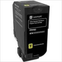 lexmark 78c6xye toner cartridge extra high yield yellow