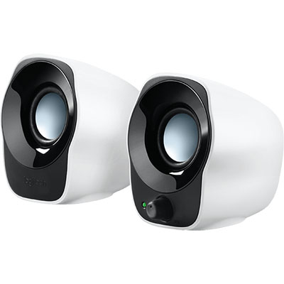 Image for LOGITECH Z120 COMPACT STEREO USB SPEAKERS BLACK/WHITE from That Office Place PICTON