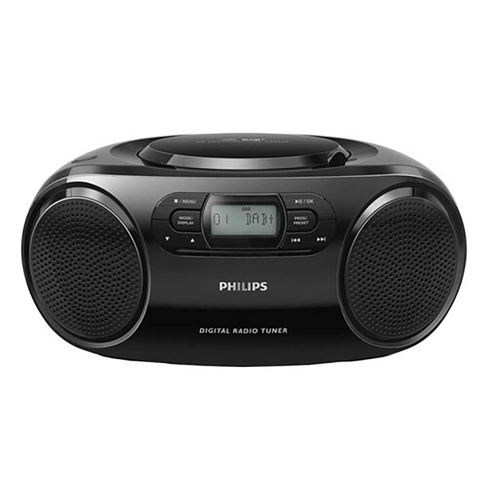 Image for PHILIPS AZB500/79 DIGITAL RADIO TUNER CD SOUND MACHINE BLACK from Olympia Office Products