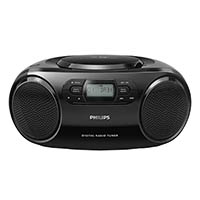 philips azb500/79 digital radio tuner cd sound machine black