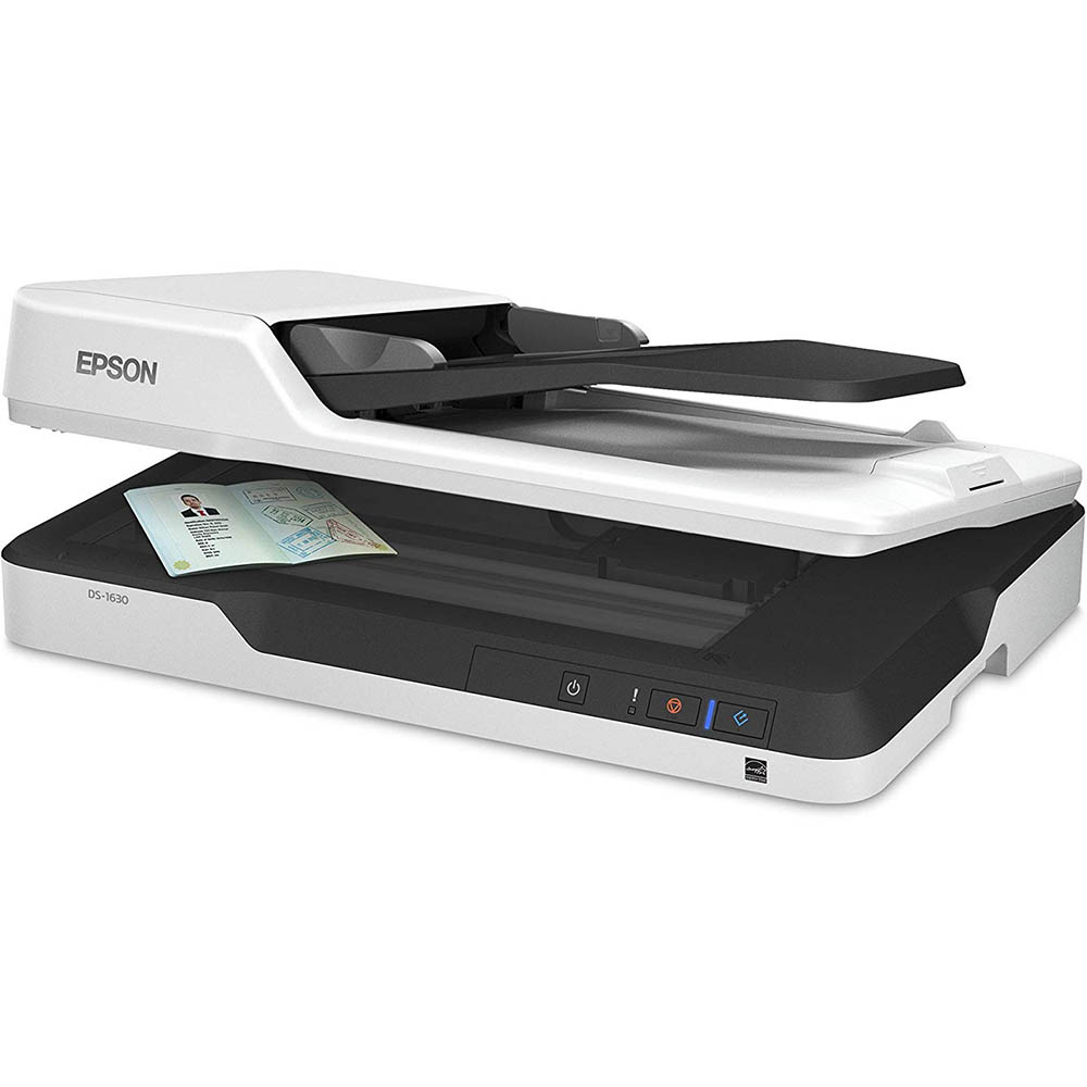 Image for EPSON DS-1630 WORKFORCE FLATBED DOCUMENT SCANNER WHITE from That Office Place PICTON