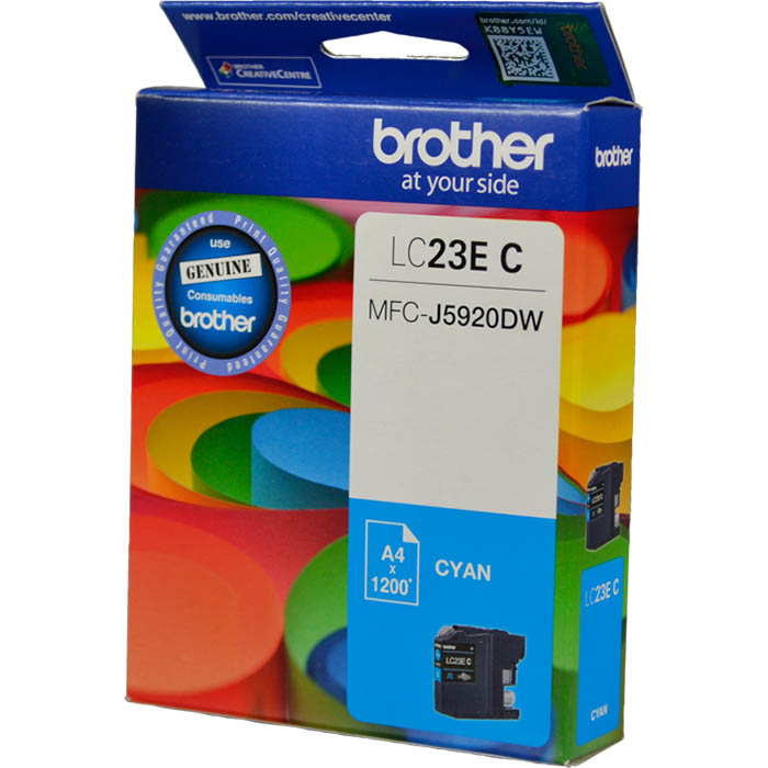 Image for BROTHER LC23E INK CARTRIDGE CYAN from ONET B2C Store