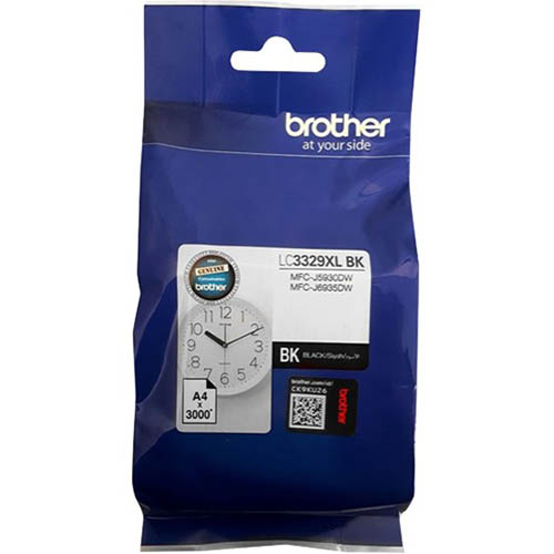 Image for BROTHER LC3329XLBK INK CARTRIDGE HIGH YIELD BLACK from ONET B2C Store
