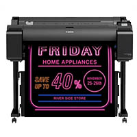 canon ipf gp-300 large-format printer with stand
