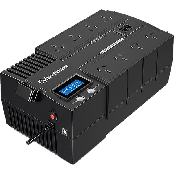 Image for CYBERPOWER BR700ELCD DESKTOP BACKUP UPS 700VA/420W from York Stationers