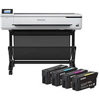epson surecolor t5160 large format printer and e40s ink cartridge combo