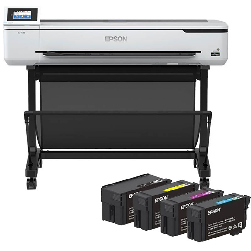 Image for EPSON SURECOLOR T5160 LARGE FORMAT PRINTER AND E40U INK CARTRIDGE COMBO from BusinessWorld Computer & Stationery Warehouse