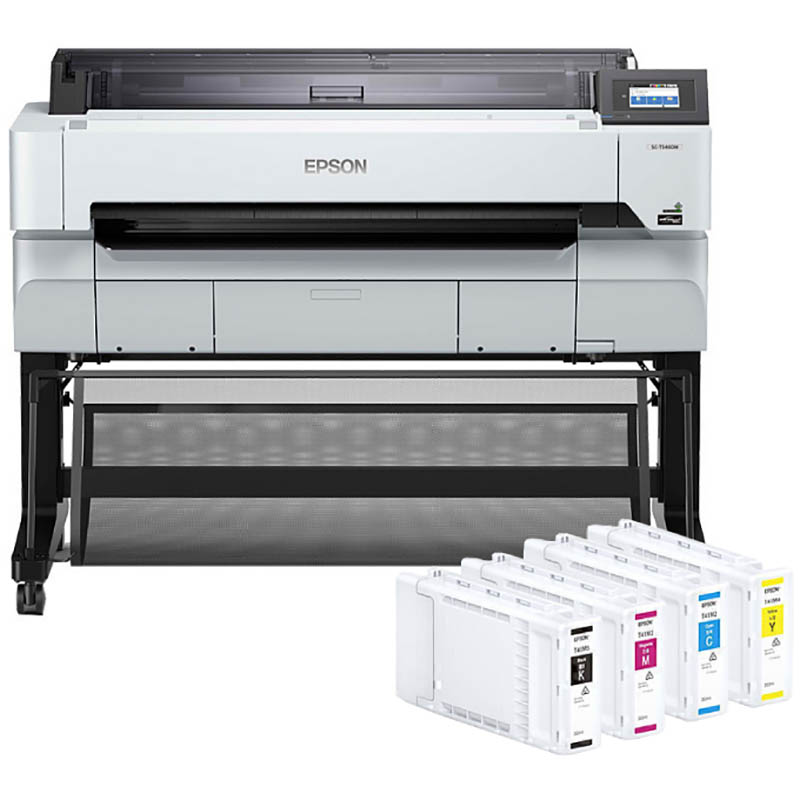 Image for EPSON SURECOLOR T5460M LARGE FORMAT PRINTER AND E41M INK CARTRIDGE COMBO from ONET B2C Store