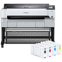 epson surecolor t5460m large format printer and e41m ink cartridge combo