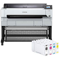 epson surecolor t5460m large format printer and e41v ink cartridge combo