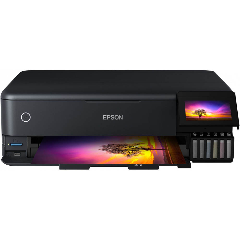 Image for EPSON ET-8550 ECOTANK WIRELESS MULTIFUNCTION INKJET PRINTER A3 BLACK from Clipboard Stationers & Art Supplies