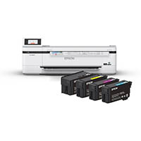 epson surecolor t3160m large format printer and e40u ink cartridge combo