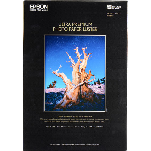Image for EPSON C13S041407 PREMIUM FINE ART PHOTO PAPER SIGNATURE WORTHY 250GSM A3 WHITE PACK 50 from Challenge Office Supplies