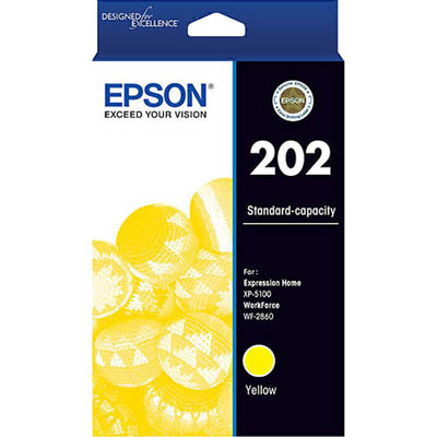 Image for EPSON 202 INK CARTRIDGE YELLOW from Australian Stationery Supplies