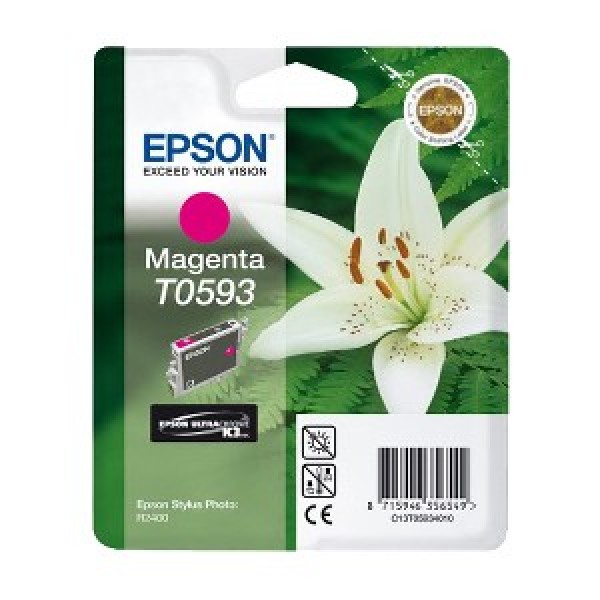 Image for EPSON T0593 INK CARTRIDGE MAGENTA from Office Heaven