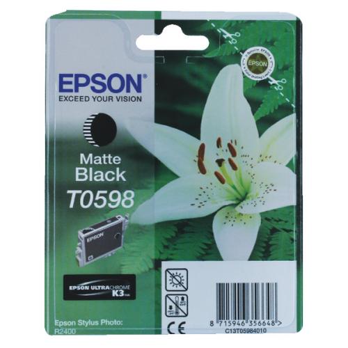 Image for EPSON T0598 INK CARTRIDGE MATTE BLACK from That Office Place PICTON