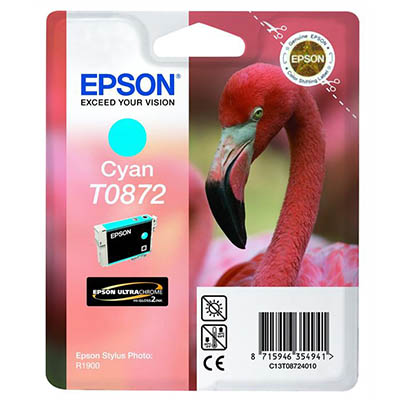 Image for EPSON T0872 INK CARTRIDGE CYAN from Mercury Business Supplies