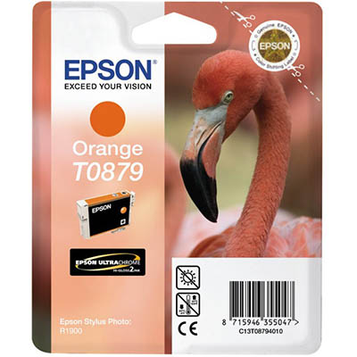 Image for EPSON T0879 INK CARTRIDGE ORANGE from That Office Place PICTON