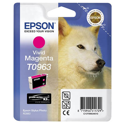 Image for EPSON T0963 INK CARTRIDGE VIVID MAGENTA from Prime Office Supplies