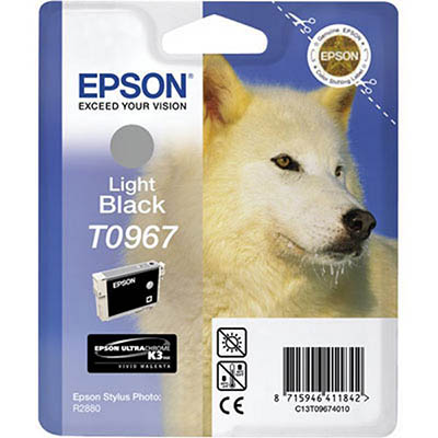 Image for EPSON T0967 INK CARTRIDGE LIGHT BLACK from Mitronics Corporation