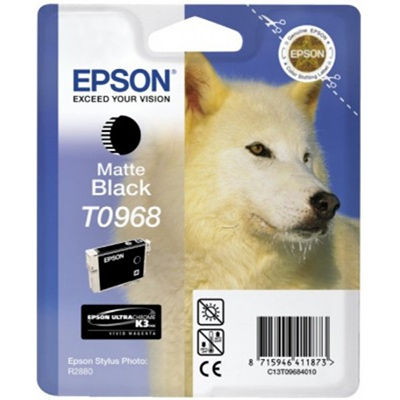 Image for EPSON T0968 INK CARTRIDGE MATTE BLACK from Mercury Business Supplies