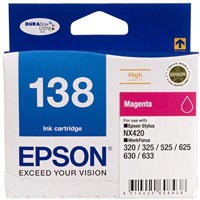 epson t1383 138 ink cartridge high yield magenta