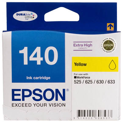 Image for EPSON T1404 140 INK CARTRIDGE HIGH YIELD YELLOW from Office Heaven
