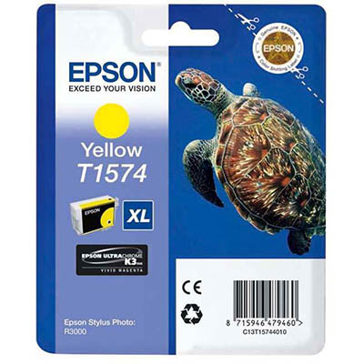 Image for EPSON T1574 INK CARTRIDGE YELLOW from Office Heaven