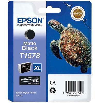 Image for EPSON T1578 INK CARTRIDGE MATTE BLACK from Challenge Office Supplies