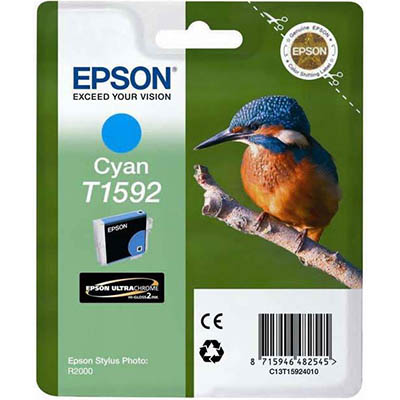 Image for EPSON T1592 INK CARTRIDGE CYAN from That Office Place PICTON