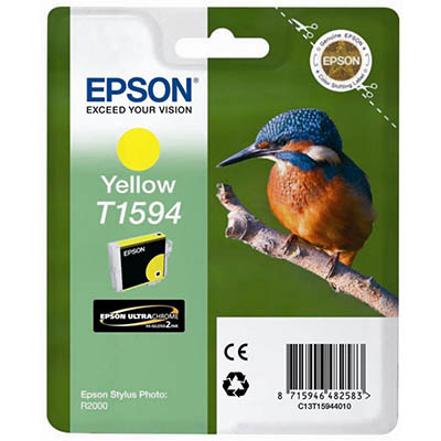 Image for EPSON T1594 INK CARTRIDGE YELLOW from Mitronics Corporation