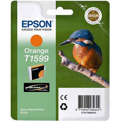 Image for EPSON T1599 INK CARTRIDGE ORANGE from Office Heaven