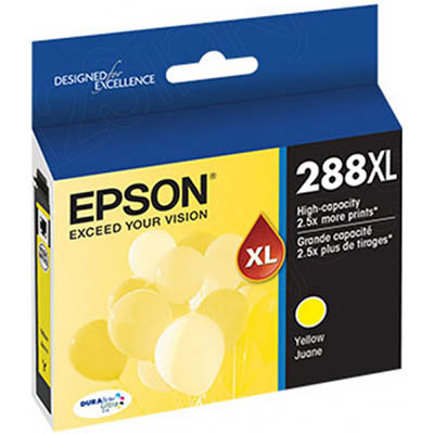 Image for EPSON 288XL INK CARTRIDGE HIGH YIELD YELLOW from Memo Office and Art