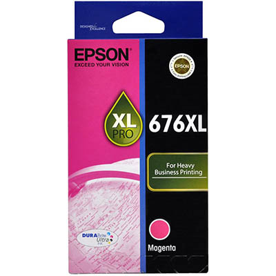 Image for EPSON 676XL INK CARTRIDGE HIGH YIELD MAGENTA from Mitronics Corporation