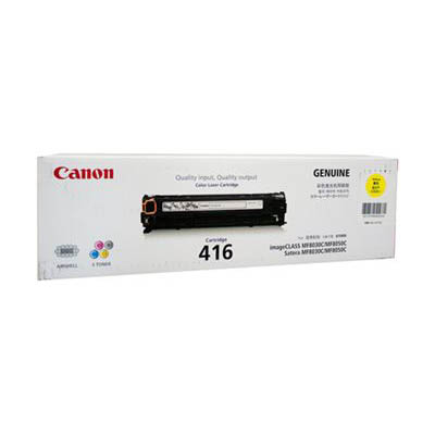Image for CANON CART416 TONER CARTRIDGE YELLOW from Office Heaven