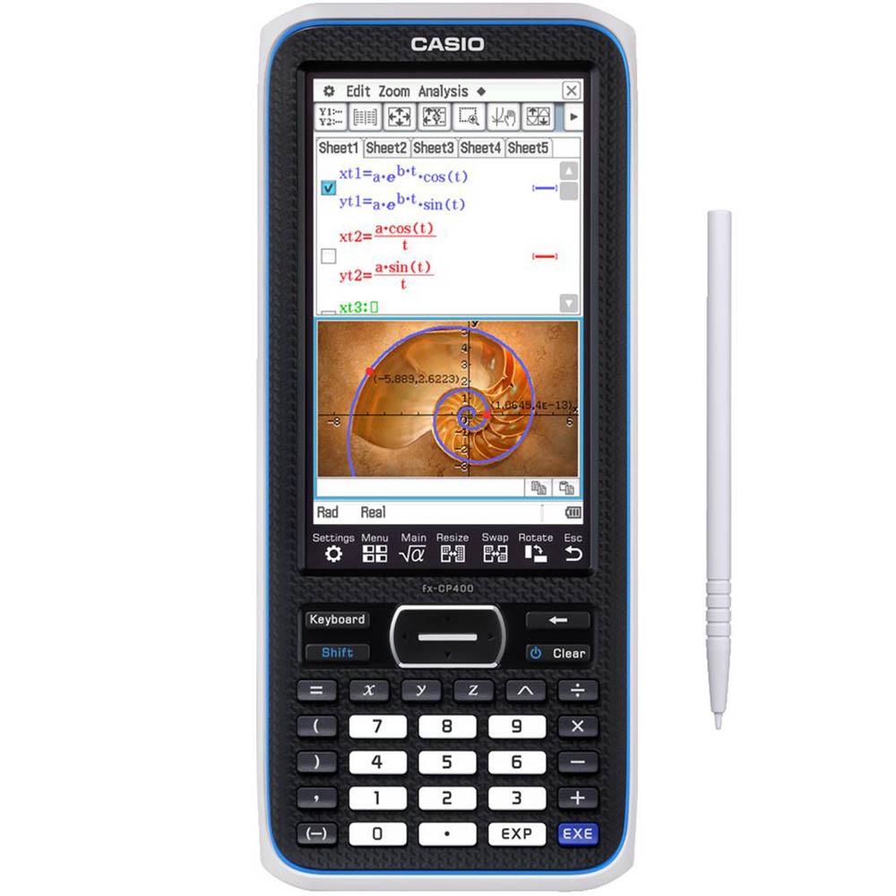 Image for CASIO FX-CP400 CLASSPAD II GRAPHICS CALCULATOR BLACK from Australian Stationery Supplies