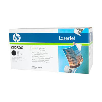 Image for HP HT250X CE250X TONER CARTRIDGE HIGH YIELD BLACK from Mitronics Corporation